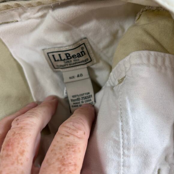 L.L. Bean Men's Cargo Shorts Two Pair Size Size 40 - Picture 13 of 13